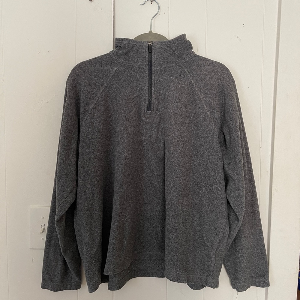Gray Quarter Zip Sweater